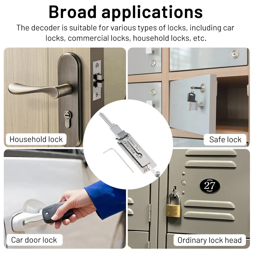 SS001 Lock Pro 2-in-1 Precision Tool