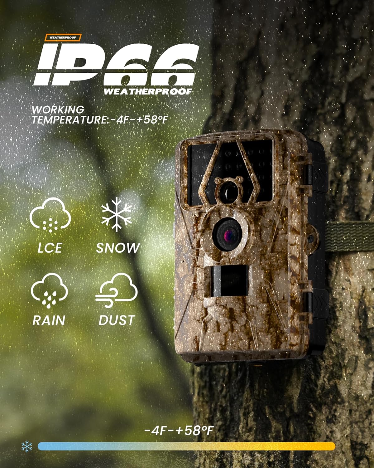 Hunting camera with infrared, 4G and waterproof