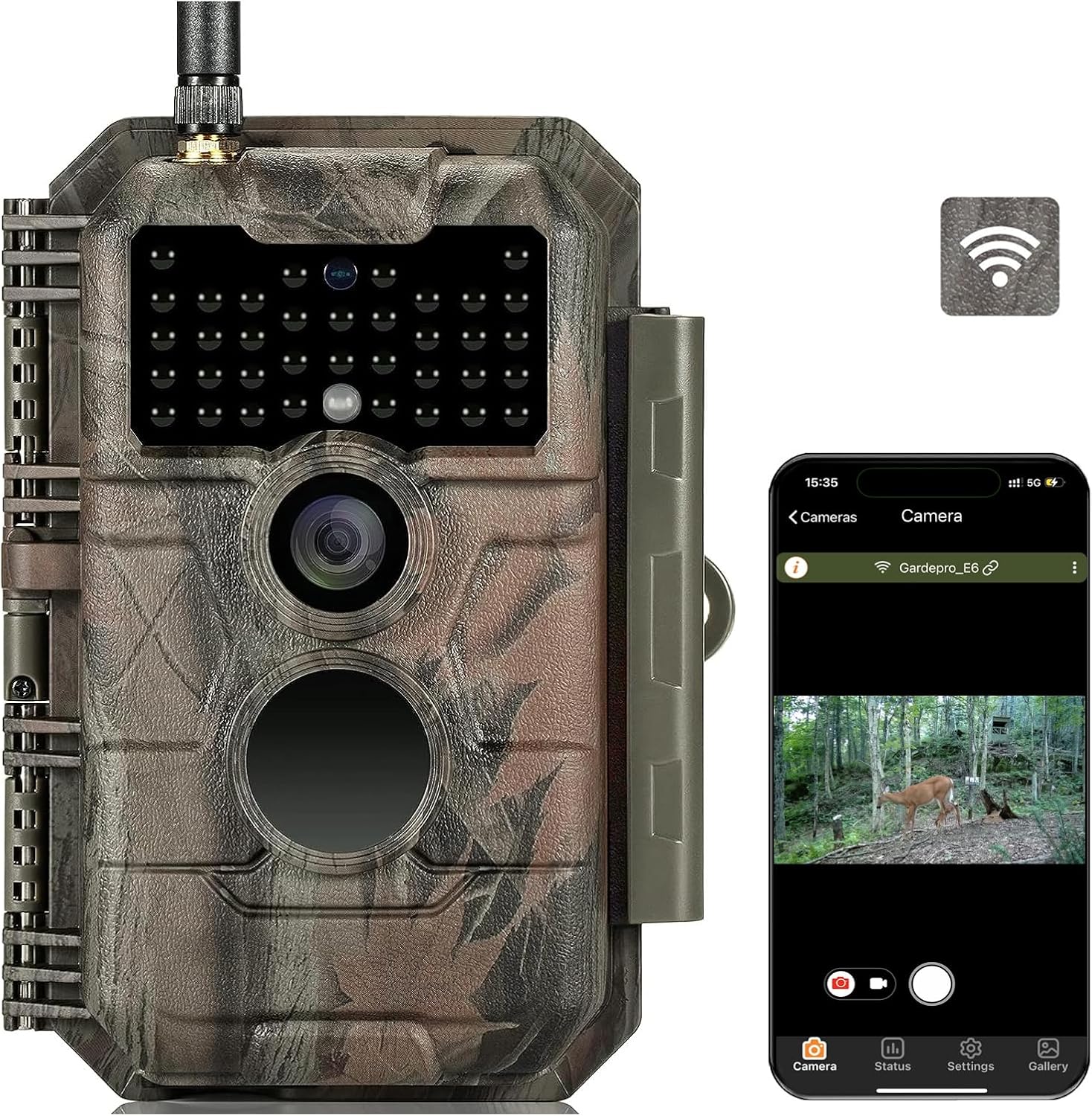 Trail Camera WiFi 60MP 4K