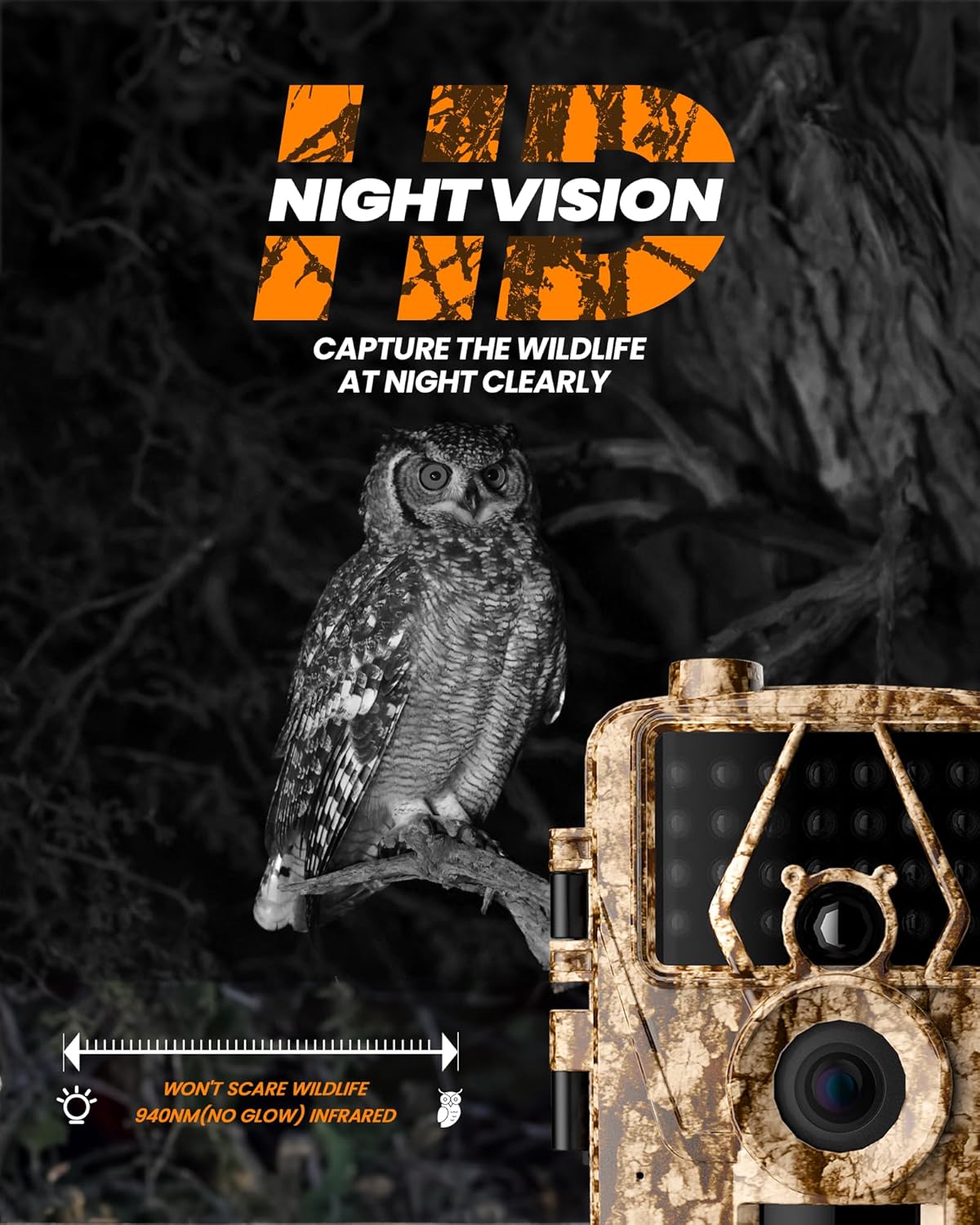 Hunting camera with infrared, 4G and waterproof