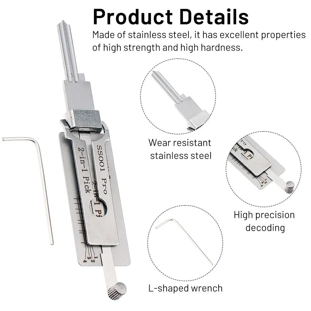 SS001 Lock Pro 2-in-1 Precision Tool
