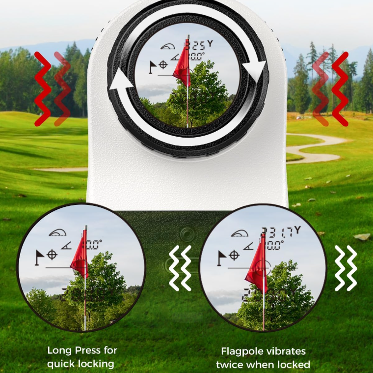 Laser Golf/Hunting Rangefinder, 1200 Yards
