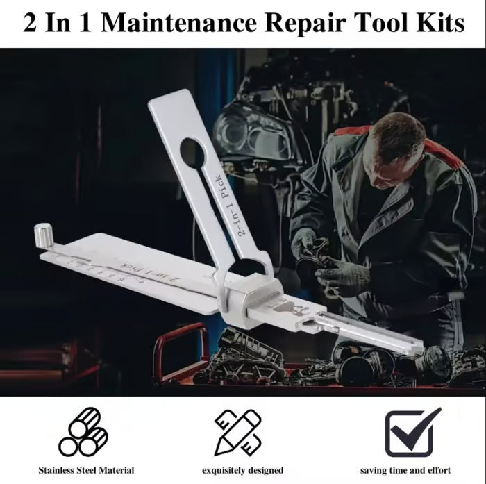 🔥LAST DAY 49% OFF - ⚒️Stainless Steel Master Key Decoder